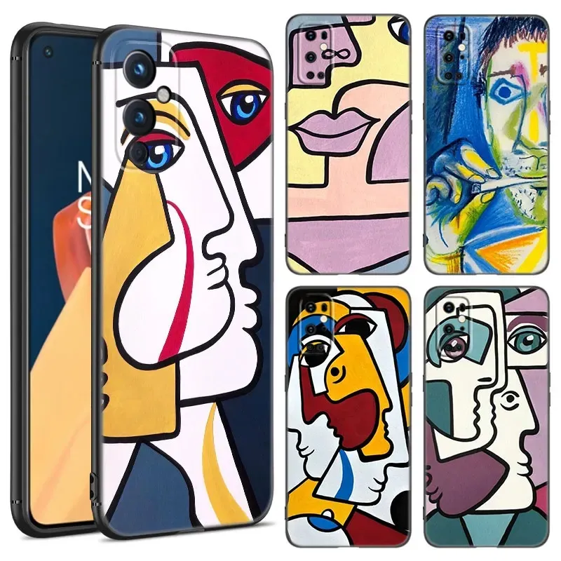 1000デザインカスタムピカソ抽象絵画OnePlus 7T 8 9 10 11 Nord 2 CE3 Lite N10 N100用シリコン昇華電話ケース