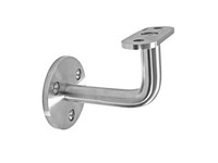 Support de main courante en acier inoxydable noir SS304 – Plaque moulée sans couvercle – Type à visser – Accessoires pour garde-corps d'escalier