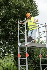 3.4 מ 'סולמות שילוב אלומיניום מודרני עבור אתרי בנייה ועצי גיזום סולם מתקפל עמיד עם בידוד - Product Image 4