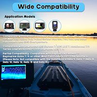 Support de fixation pour sondeur de pêche, support rotatif à 360°, bateau marin, kayak, support composite de qualité marine, compatible Garmin Lowrance B06