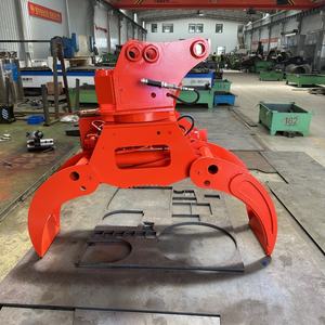 Scie à <span class=keywords><strong>pince</strong></span> pour excavatrice <span class=keywords><strong>hydraulique</strong></span> | Outil de saisie et de coupe d'arbre/de béton à usage intensif - Product Image 6