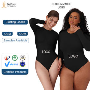 ملابس داخلية نسائية طويلة الأكمام بدون خياطة من لولو، تصميم أوروبي أمريكي، قطعة واحدة بلون موحد لرفع المؤخرة، مقاسات كبيرة وقابلة للتنفس - Product Image 2