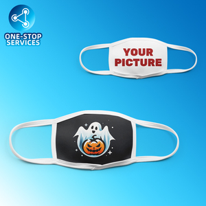 Masker Wajah musim dingin tahan angin, masker wajah Anime motif kustom cuaca dingin elastis bersirkulasi udara - Product Image 5