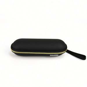 Custom Black EVA Sunglasses <b>Case</b> <b>Hard</b> EVA <b>Shell</b> Shockproof Sport Glasses <b>Case</b> with Metal Carabiner Travel Zipper Eyeglasses <b>Case</b> - Product Image 3