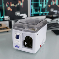 Relieuse de billets automatique intelligente JB-210 avec fonction de reliure facile, machine à relier les billets de banque