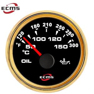 52mm(2 ") Car <span class=keywords><strong>Oil</strong></span> Temp Medidor de Temperatura Medidor Indicador 50-150 12V 24V - Product Image 3