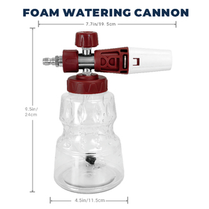Cañón <span class=keywords><strong>de</strong></span> Espuma Metálico Profesional con Distribución <span class=keywords><strong>de</strong></span> Peso Equilibrada <span class=keywords><strong>para</strong></span> Operación con una Sola Mano y Reducción <span class=keywords><strong>de</strong></span> la Fatiga - Product Image 4