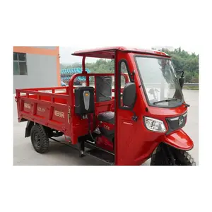 Cheap Gasoline 3-Wheel Petrol Tricycle Pickup Spair Carriage / Morocco Nigeria Ghana Fuel 3 Wheel Motorcycle Cargo Tricycle