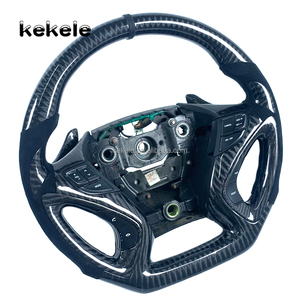 <span class=keywords><strong>Volante</strong></span> Personalizado de Cuero y Fibra de Carbono para Mejorar el Interior del Automóvil, Apto para Hyundai Sonata - Product Image 5