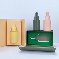 Faible MOQ, Flacon en verre givré vide de 30 ml pour sérum de soin de la peau, Flacon compte-gouttes de 1 oz pour huile capillaire, Flacon pompe, Diffuseur à bâtonnets, avec logo personnalisé