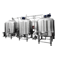 Système d'équipement de microbrasserie 200L 300L 500L 600L 800L 1000L pour la bière artisanale