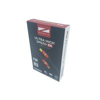 Boîte en carton auto-assemblable de haute qualité pour composants électroniques personnalisés avec pelliculage mat, matériaux recyclés, votre logo