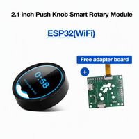 Module intelligent ESP32 avec écran tactile rotatif IPS TFT LCD de 2,1 pouces 480*480, encodeur rotatif pour LVGL WIFI BLe Uart