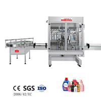 Machine de remplissage automatique de liquides haute précision à 8 têtes LIENM pour bouteilles en PET/verre, savon, shampoing, boissons et applications chimiques
