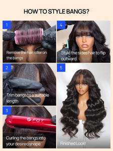 วิกผมหน้าม้าแบบผูกเชือก 7x5 HD Glueless พร้อมผมลอนคลายธรรมชาติ ผมแท้ ตัดแต่ง/ถอนขนแล้ว พร้อมสวมใส่ - Product Image 5