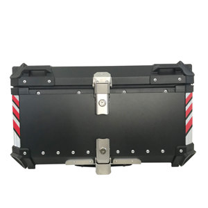 Affordable and cheap motorcycle aluminum alloy tail box motorcycle top box factory direct sales