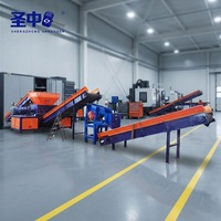 Shengzhong Industrieller Metallabfall-Schredder Industrielle Schredder-Maschine Festabfall-Zerkleinerungsmaschine Vierwellen-Schredder