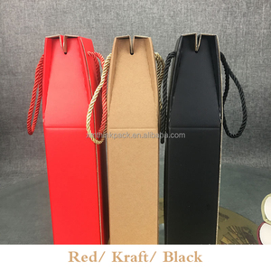 Tem nóng logo thấp moq xách tay các tông sóng hộp Rượu vang đỏ cho 750ml chai hộp với cửa sổ - Product Image 4