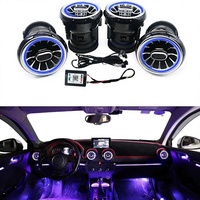 256 couleurs LED pour les aérateurs de voiture Audi A3 S3 RS3 8V 8Y 8P 2004-2020 OLIVER, éclairage ambiant du tableau de bord, rénovation