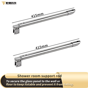 <span class=keywords><strong>Barre</strong></span> <span class=keywords><strong>de</strong></span> support <span class=keywords><strong>de</strong></span> <span class=keywords><strong>douche</strong></span> robuste en acier inoxydable à angle réglable pour plafond en pente porte en verre anti-dérapant utilisation dans la salle <span class=keywords><strong>de</strong></span> bain - Product Image 6