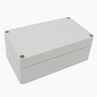 Boîtier de jonction étanche IP67 en plastique ABS, boîtier électrique extérieur résistant aux intempéries, peint, avec couvercle à vis
