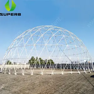 भू गुंबद दौर तम्बू घर 8m व्यास geodesic गुंबद के लिए बिक्री