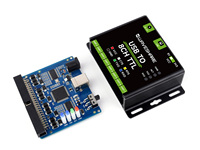 Waveshare Industrial USB 8CH TTL Converter Development Board USB UART Sirkuit Perlindungan Multi