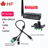 Puerto serie RS485 a servidor de dispositivo serie WiFi, soporte TCP, IP, Telnet, Modbus, Protocolo TCP, convertidor de transferencia de datos IOT
