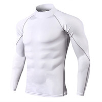 Maillot de bain homme T-shirt plage protection UV maillot de bain Rash Guard MMA manches longues surf T-shirts Rashguard