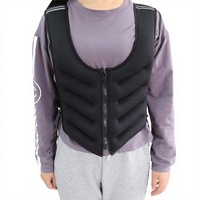 Gilet lesté en néoprène personnalisé, imperméable, pour hommes et femmes, taille réglable, avec billes en acier