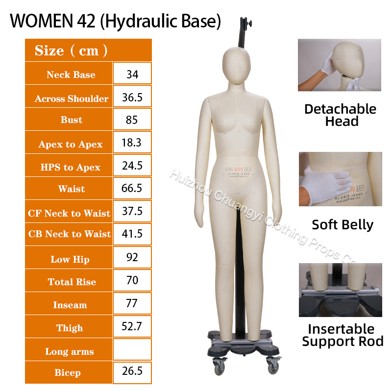 Base hydraulique femme 42