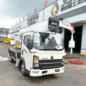 יצרן JQCM עגורן משאית הידראולי 5 טון בעל יעילות גבוהה, צריכת דלק נמוכה, עגורן בנייה לייצוא - Product Image 1