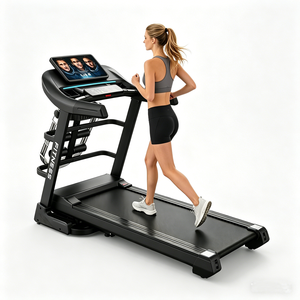 Tapis roulant pliable 4HP à inclinaison automatique avec zone <span class=keywords><strong>de</strong></span> course extra large, appareil <span class=keywords><strong>de</strong></span> fitness haut <span class=keywords><strong>de</strong></span> gamme pour la maison pour une <span class=keywords><strong>perte</strong></span> <span class=keywords><strong>de</strong></span> <span class=keywords><strong>poids</strong></span> efficace - Product Image 4