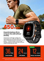 Reloj Inteligente C32pro con GPS, Monitor de Actividad Física, Pantalla TFT, Resistente al Agua IP67, para Llamadas, Salud al Aire Libre, Contador de Pasos, Sensor de Seis Ejes