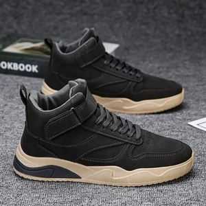 รองเท้าบูทผู้ชายแฟชั่นใหม่ประจำฤดูใบไม้ร่วงและฤดูหนาวปี 2022  บุผ้ากำมะหยี่  รองเท้าลำลองผู้ชาย - Product Image 3