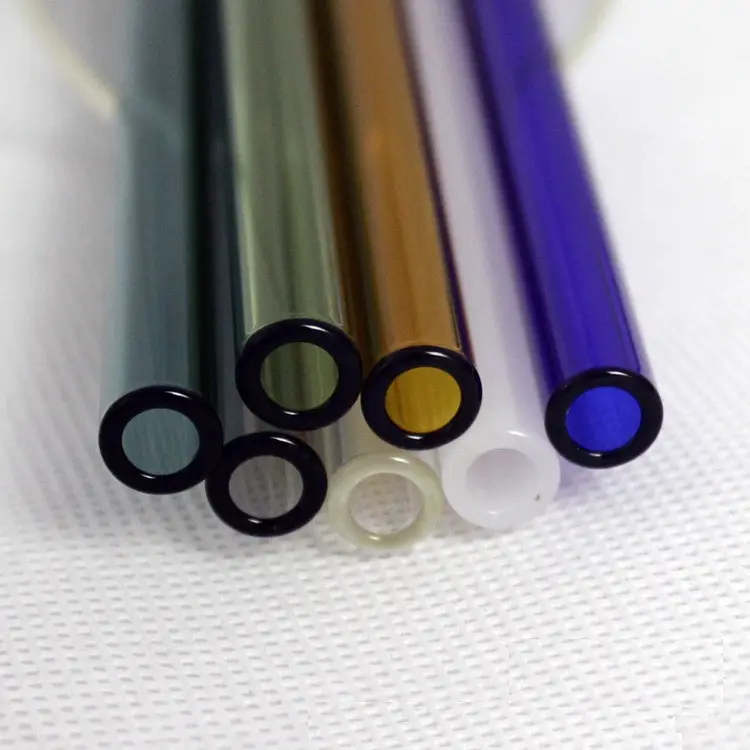 Tubo di vetro borosilicato colorato resistente al calore personalizzato oce 3.3 all'ingrosso