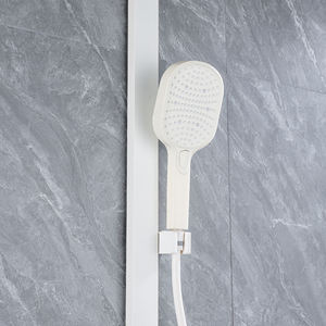 Set Doccia per Uso Domestico, Colore Bianco Crema, <span class=keywords><strong>Acqua</strong></span> Calda e Fredda <span class=keywords><strong>con</strong></span> Serbatoio, Sistema Doccia a Tre Velocità <span class=keywords><strong>con</strong></span> Display Digitale, per Hotel - Product Image 5
