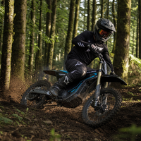 Moto tout-terrain électrique Arctic Leopard XF 72V à moteur central, couple élevé, pour adultes, motocross, légère, pour sentiers