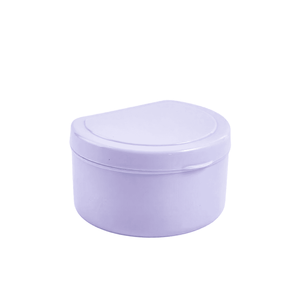Bac de trempage durable pour prothèses dentaires avec panier filtrant pour un nettoyage <span class=keywords><strong>et</strong></span> un stockage professionnels des prothèses complètes pour personnes âgées - Product Image 1