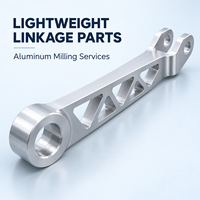 Komponen Lengan Struktural dari Paduan Aluminium yang Diproses CNC HANCHI dengan Pemutaran & Pengolahan Permukaan Khusus