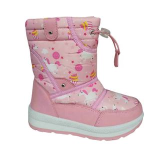 Taille enfant design mignon couleur chaude doublure en laine bottes <span class=keywords><strong>de</strong></span> randonnée Chine gros bottes <span class=keywords><strong>de</strong></span> canard <span class=keywords><strong>de</strong></span> <span class=keywords><strong>ski</strong></span> en plein air par temps froid - Product Image 4