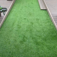 Vente en gros de tapis de pelouse synthétique verte de haute qualité pour parc de jardin extérieur 20mm