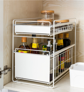 Kitchen <strong>Shelving</strong> Mesa Draw Drawer Type Storage <strong>Shelving</strong> <strong>Cupboard</strong> Inside the Layered Shelves Under the Sink <strong>Shelving</strong> - Product Image 2
