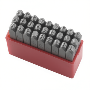 Juego de Punzones para Letras Fervi Hrc 58-60, Herramientas de Estampado de Metal para Trabajos en Metal - Product Image 2