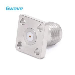 <span class=keywords><strong>SMA</strong></span> гнездовой соединитель, полевой сменный фланец с 4 отверстиями для PCB RF 6,35 мм, расстояние между отверстиями 0,30 мм, диаметр штифта, совместимый с DC-26.5GHz - Product Image 5