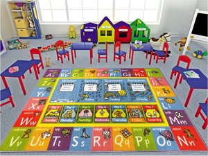 ילדים לשחק שטיח מחצלת Abc ילדים שטיחים לחדר משחקים לעבות Playmat חינוך שטיחים - Product Image 3