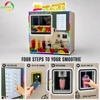 Distributeur automatique de smoothies Easyfun en gros, machine commerciale en libre-service avec alerte de stock à distance, pour importateurs et acheteurs professionnels