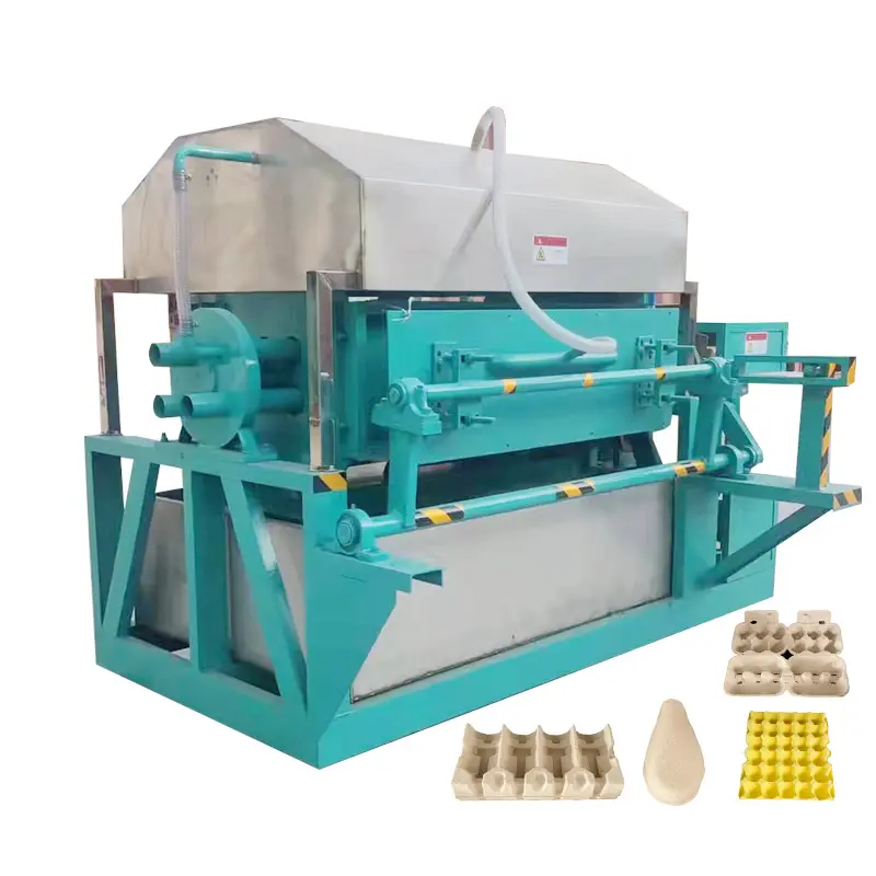 Automatische Eier karton form maschine verwendet Abfall zellstoff Papier Recycling linie Eier ablage Herstellungs maschine