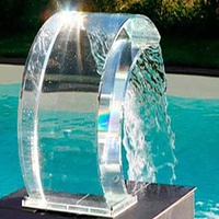 Gute preis wasserfall brunnen pool indoor wasserfälle für häuser