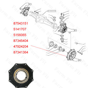 Nuevo Cubo de Acero de Alta Calidad 47924204 87543151 87341364 5156065 para Retroexcavadora 200 CVT 2304 220CVT Tractor Agrícola - Product Image 4
